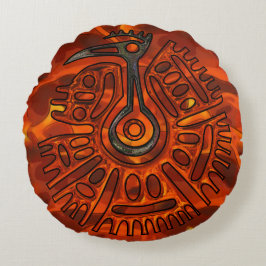 Flyg 2 Native American Rund Kudde