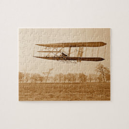 Flyg 85 Orville Wright Bi-plan C 1904 Sepia Ji Pussel