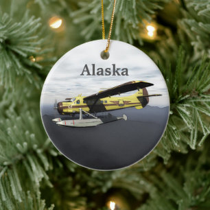 Flyg Älg Flyg de Havilland DH3-C Utter Julgransprydnad Keramik