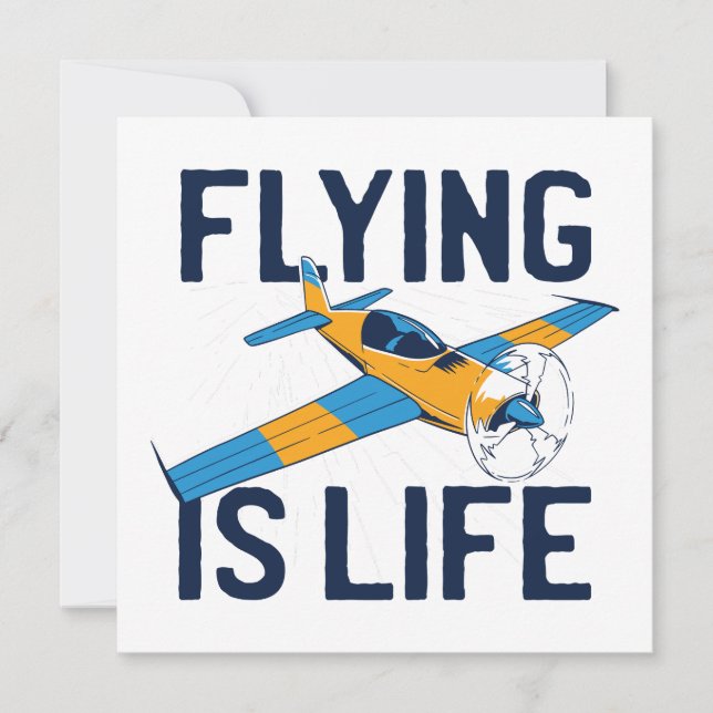 Flyg är livets flygcertifikat (ATC) Kort (Framsida)