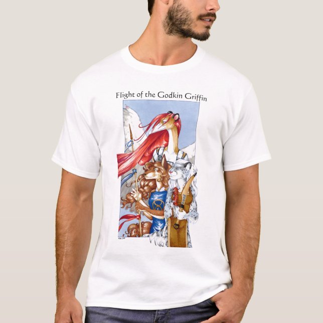 Flyg av den Godkin gripT-tröja T-shirt (Framsida)