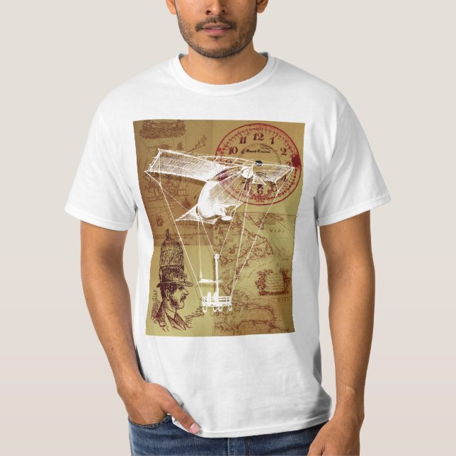 Flyg av dr.en t shirt (Framsida)