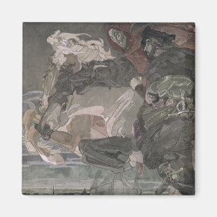 Flyg av Faust och Mephistopheles, 1896 Magnet