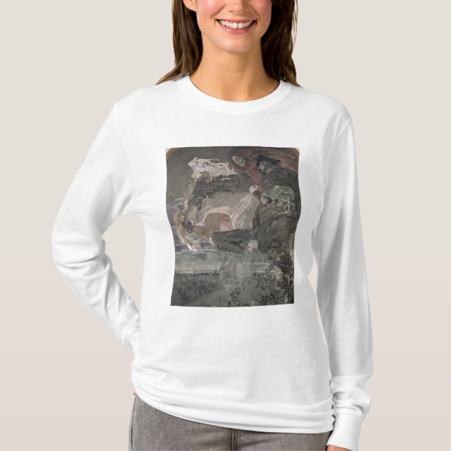 Flyg av Faust och Mephistopheles, 1896 Tee Shirt (Framsida)