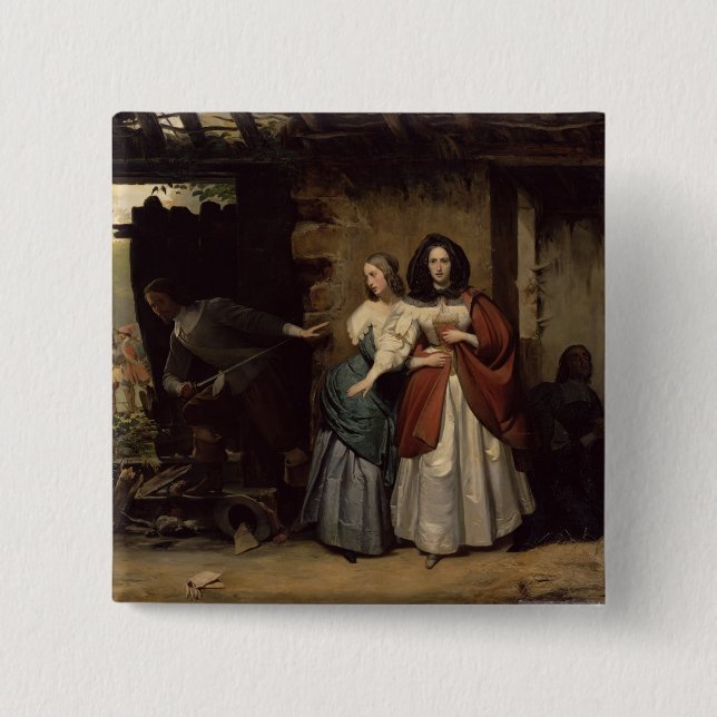 Flyg av Henrietta-Maria frankriken, drottning av Knapp (Framsida)
