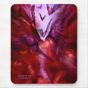 Flyg av hjärtan Mousepad Musmatta