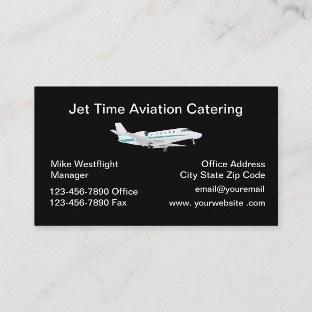 Flyg Catering Services  Visitkort (Framsida)