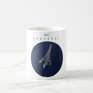Flyg Concorde-resaaffisch Kaffemugg