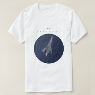 Flyg Concorde-resaaffisch T Shirt
