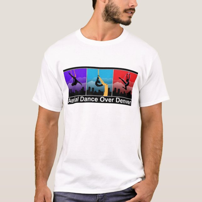 Flyg- dans över Denver Tee Shirt (Framsida)