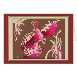 Flyg- flamenco av Debbie Jensen Hälsningskort