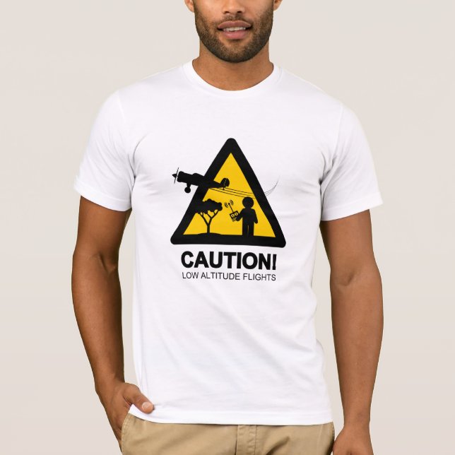 Flyg för låg höjd t shirt (Framsida)