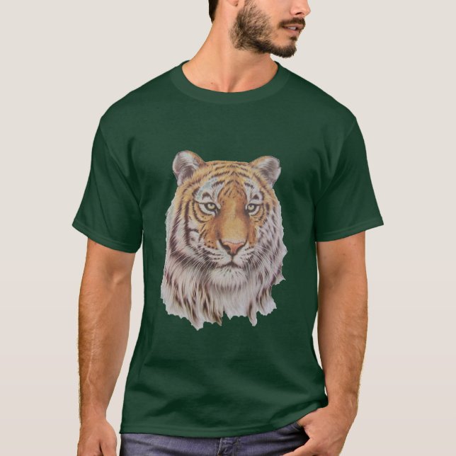 FLYG FÖR TIGERSKJORTA BRET AV CONCHORDSEN TEE (Framsida)