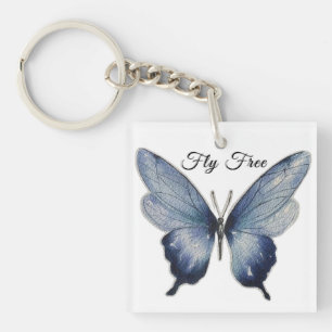 Flyg Fri – Blå Fjärils Konstdesign