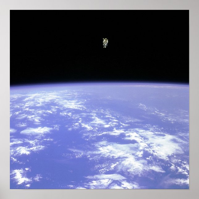 Flyg gratis i rymden poster (Framsidan)