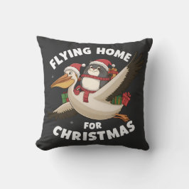 Flyg hem till jul kudde