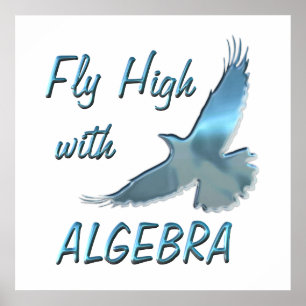 Flyg hög med Algebra Poster