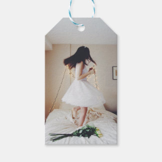 Flyg i Märkrna luft Fairy Tale Photo Gift Presentetikett