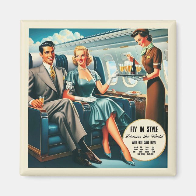 Flyg i Stil Magnet (Framsidan)