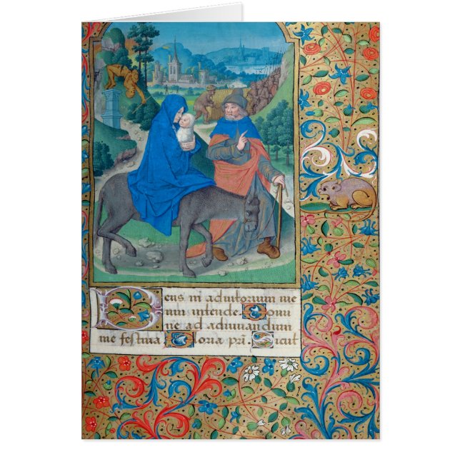 Flyg in i egypten hälsningskort (Framsidan)