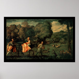 Flyg in i egyptenen, 1500s poster