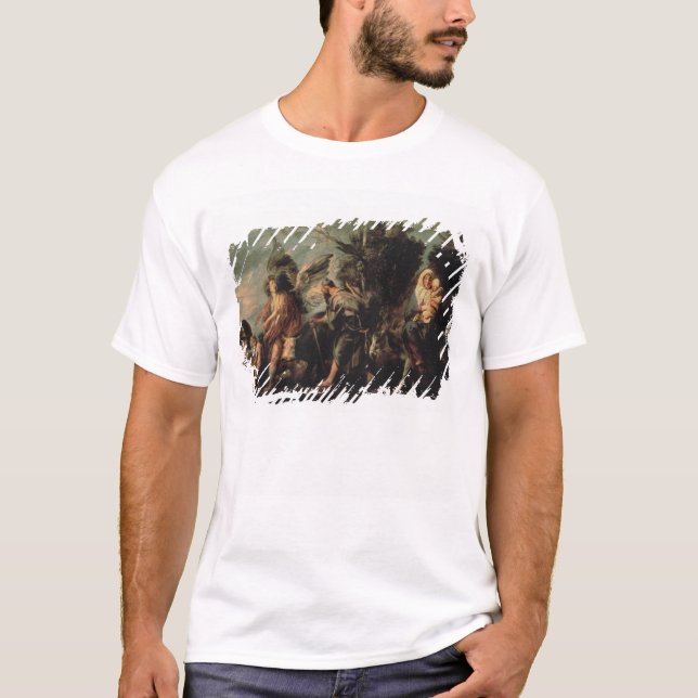 Flyg in i egyptenen, 17th århundrade t shirt (Framsida)