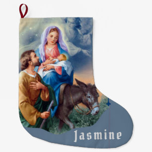 Flyg in i egyptenen Jesus Mary Joseph Stor Julstrumpa