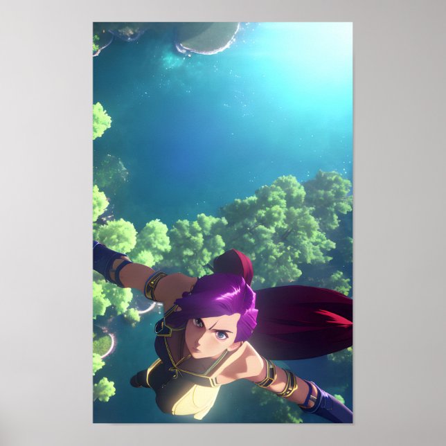 Flyg in i Himlar Poster (Framsidan)