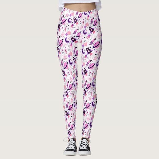 Flyg in i rymden! leggings (Framsida)