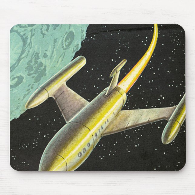 Flyg in i utrymme Mousepad Musmatta (Framsidan)