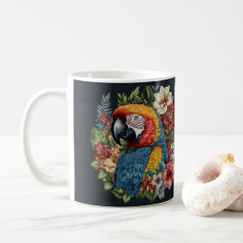 Flyg in i Vibrancy med parrot-Thated Mugg