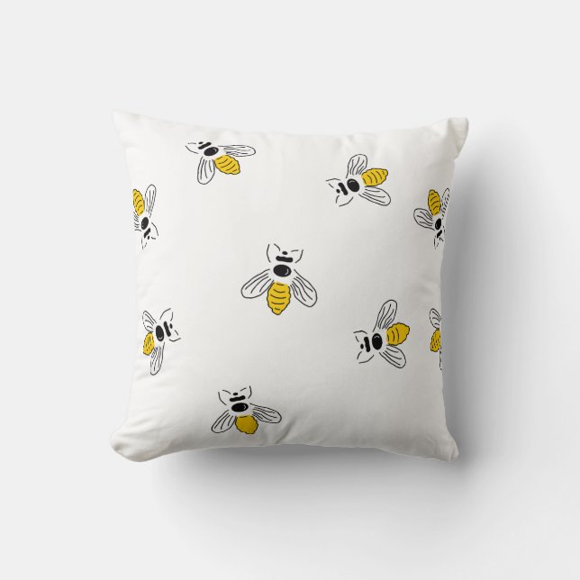 Flyg insektra Dekorativ kudde (Framsida)