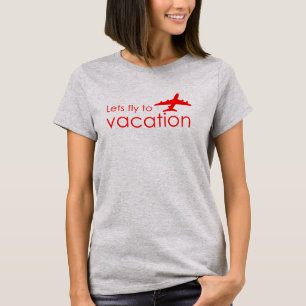 Flyg inte på semester t shirt