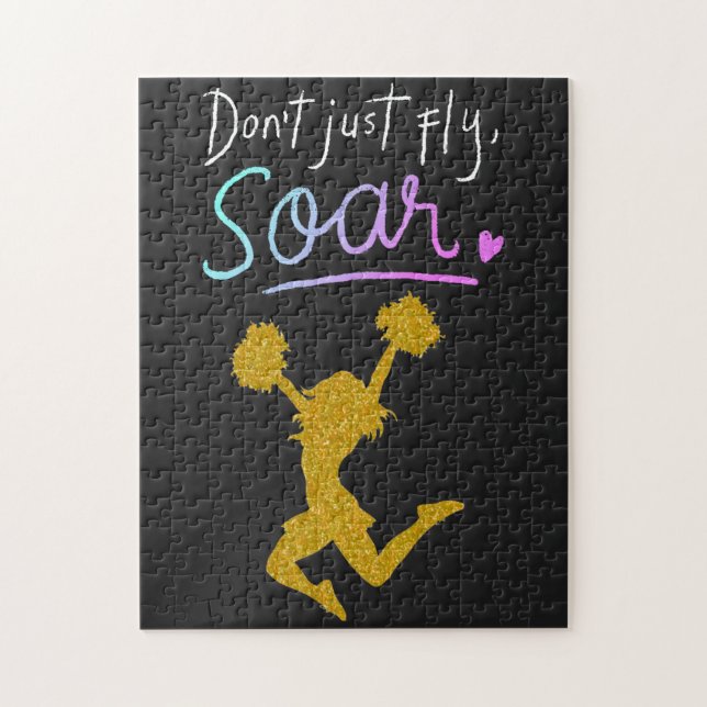 Flyg inte, Soar! Girls Cheerlead Pussel (Vertikal)