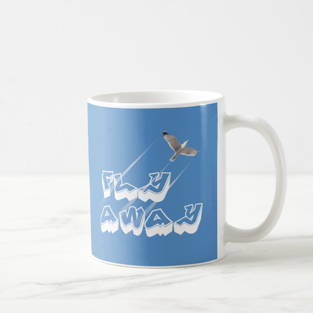 Flyg iväg kaffemugg (Höger)