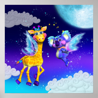 Flyg iväg med mig 18 x 18 Poster