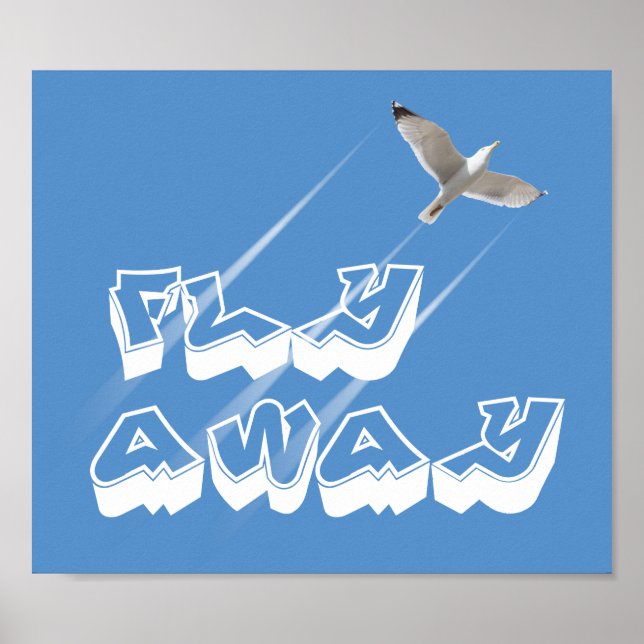 Flyg iväg poster (Framsidan)