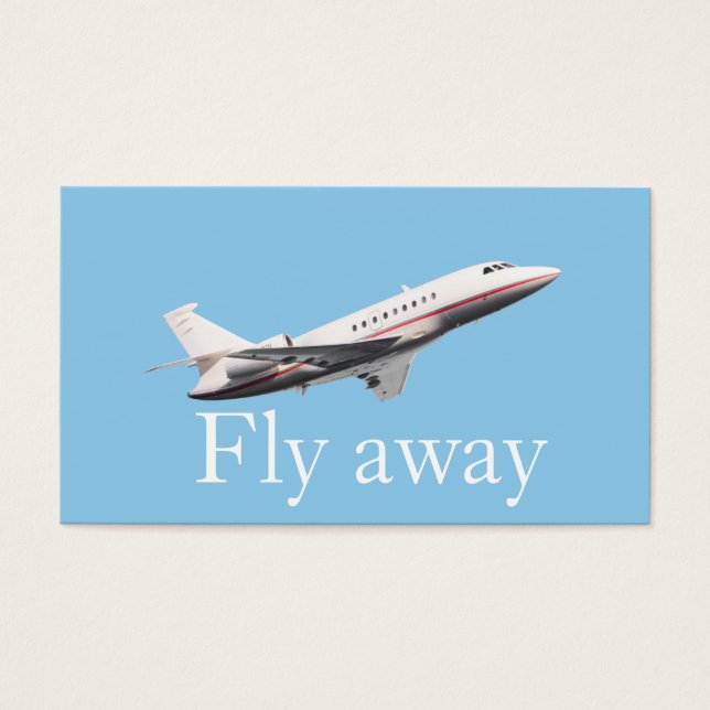 Flyg iväg visitkort (Framsidan)