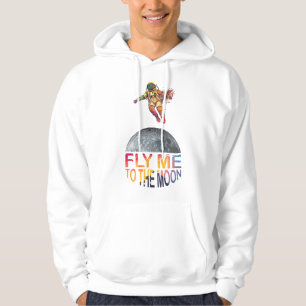 Flyg mig till måne hoodie