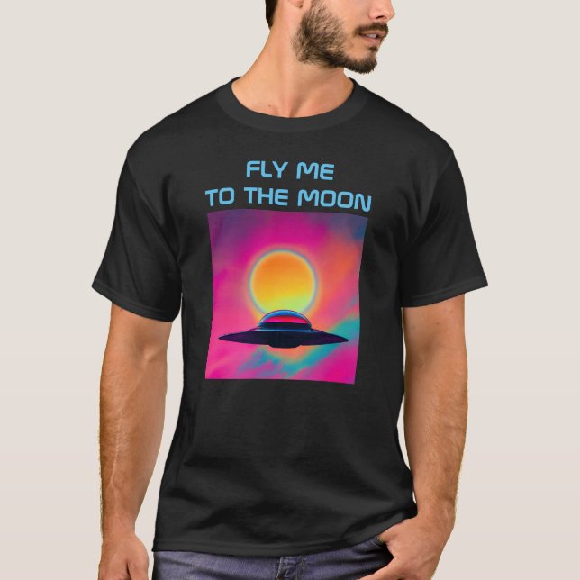 Flyg mig till Måne T Shirt (Framsida)