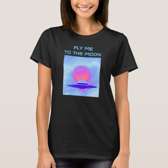 Flyg mig till Måne T Shirt (Framsida)