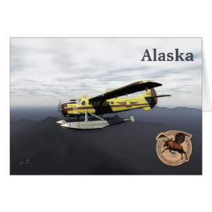 Flyg Moose Aviation de Havilland DH3-C Otter Hälsningskort
