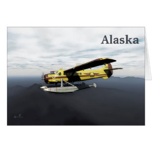 Flyg Moose Aviation de Havilland DH3-C Otter Hälsningskort