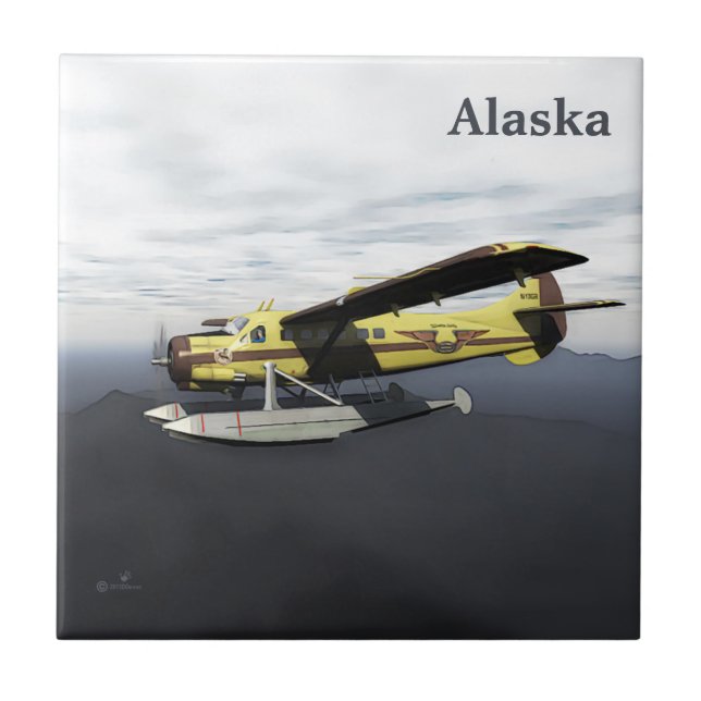 Flyg Moose Aviation de Havilland DH3-C Otter Kakelplatta (Framsidan)