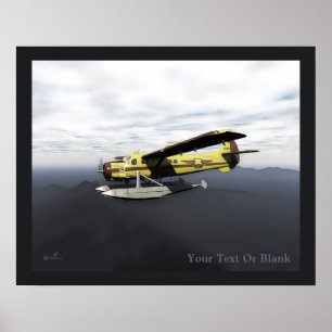 Flyg Moose Aviation de Havilland DH3-C Otter Poster