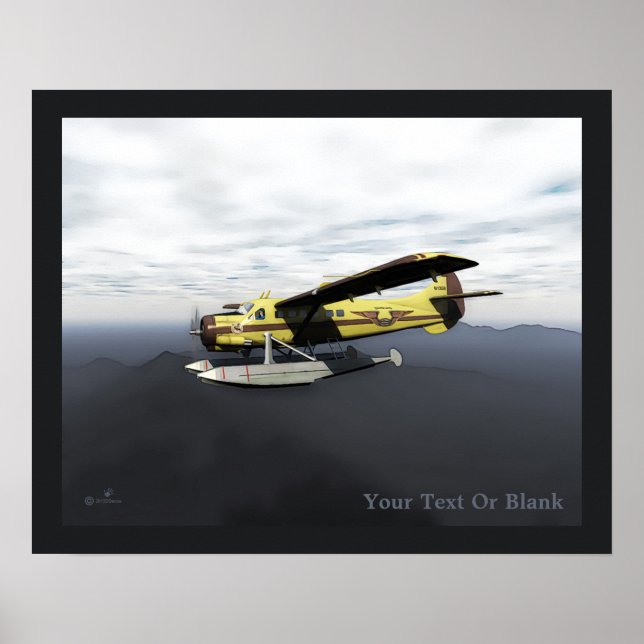 Flyg Moose Aviation de Havilland DH3-C Otter Poster (Framsidan)