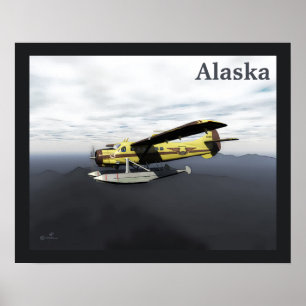 Flyg Moose Aviation de Havilland DH3-C Otter Poster