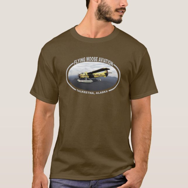 Flyg Moose Aviation de Havilland DH3-C Otter Tee (Framsida)