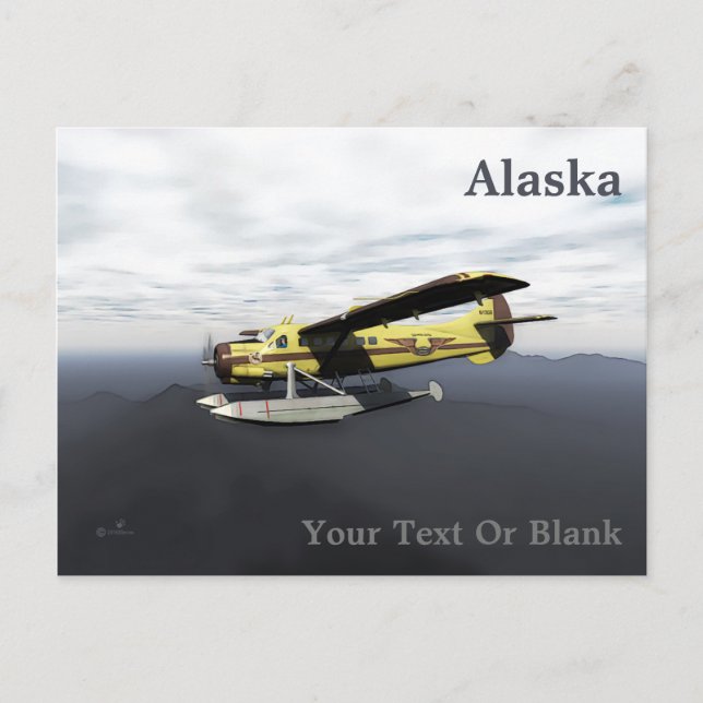 Flyg Moose Aviation de Havilland DH3-C Otter Vykort (Framsida)