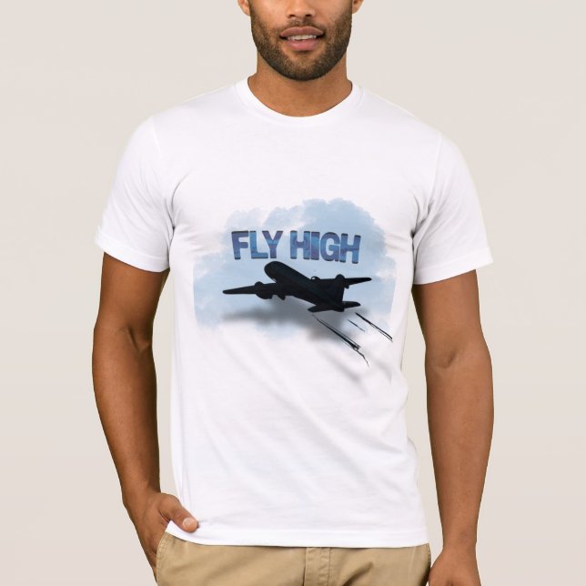 Flyg- och flygplansentusiaster t shirt (Framsida)